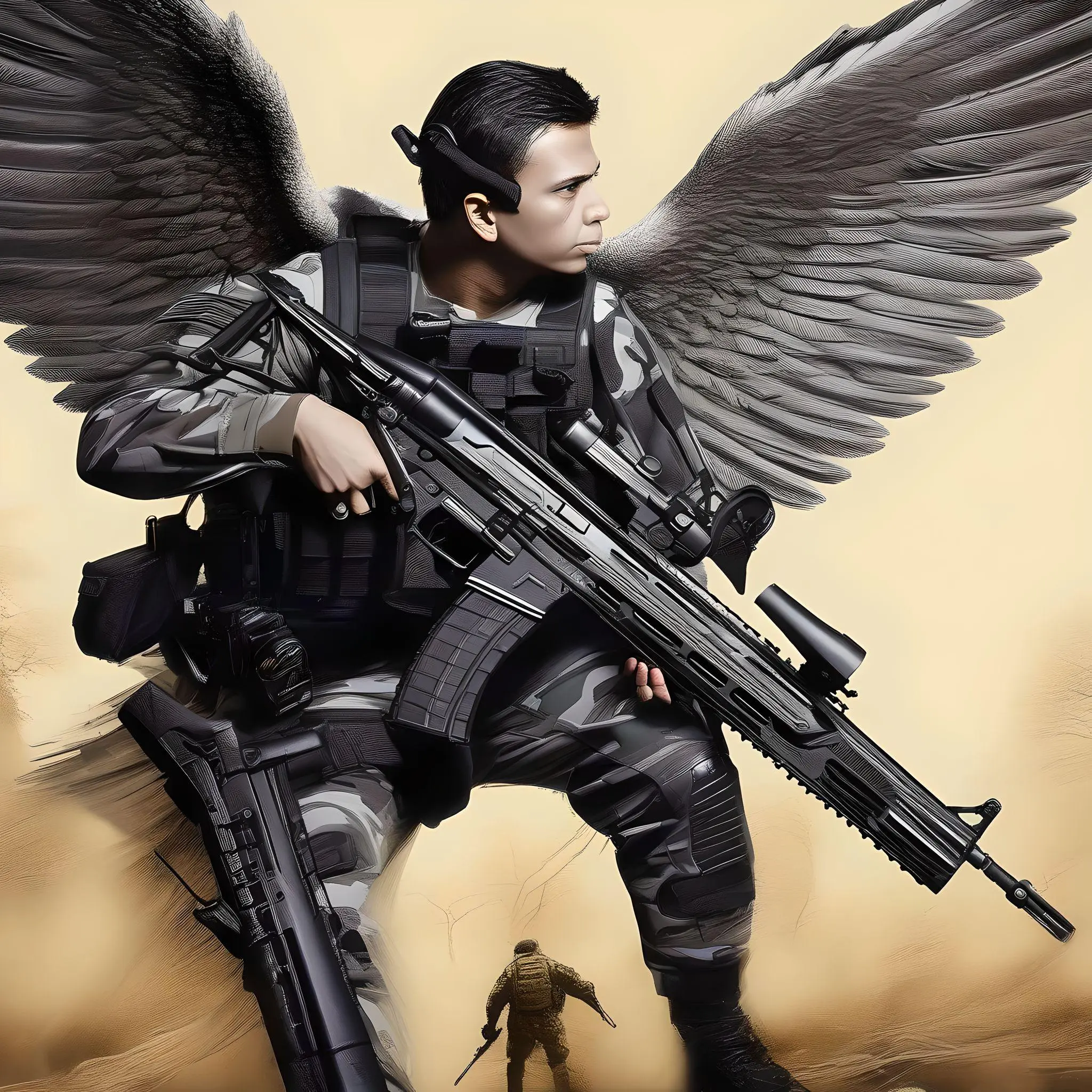 Angel with an assault rifle (3).webp