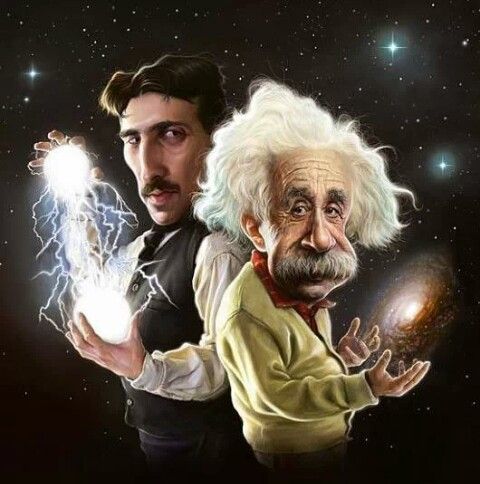 Nicola Tesla  Albert Einstein.jpg