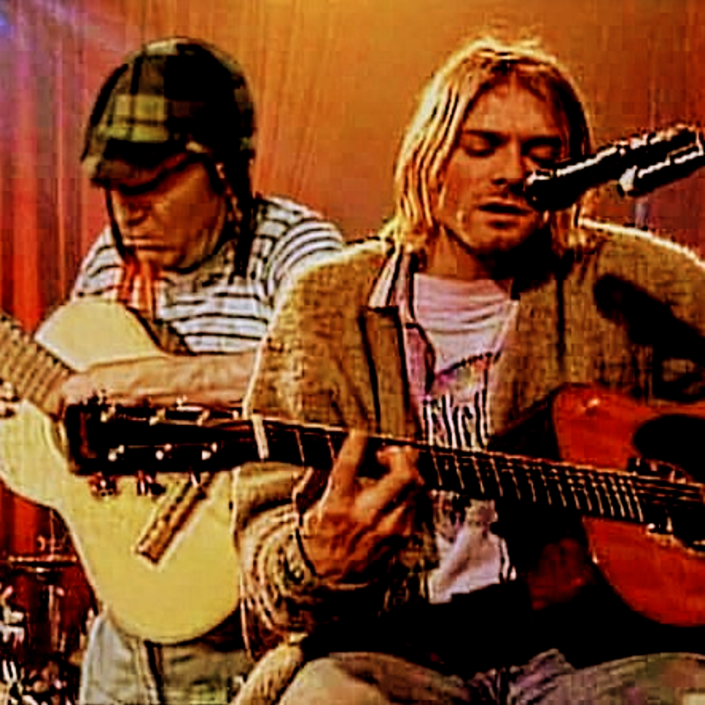 Foto historica de el Chavo del 8 tocando con Kurt Cobain | ForoGore