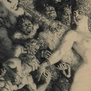 Norman Lindsay, She is arrive, detalle1.png