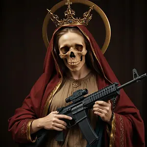 The Virgin Mary with the face of a skull (7).webp