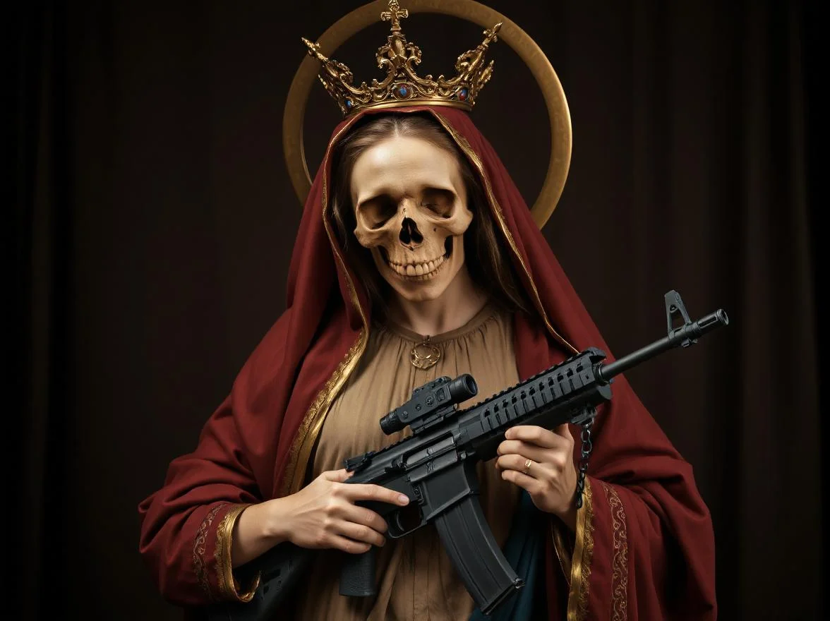 The Virgin Mary with the face of a skull (7).webp