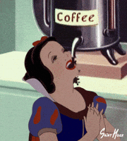 Snow White Coffee GIF
